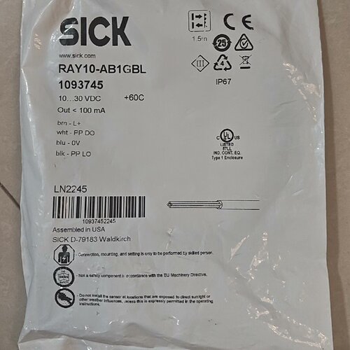询价-西克激光传感器RAY10AB1GBL订货号1093745