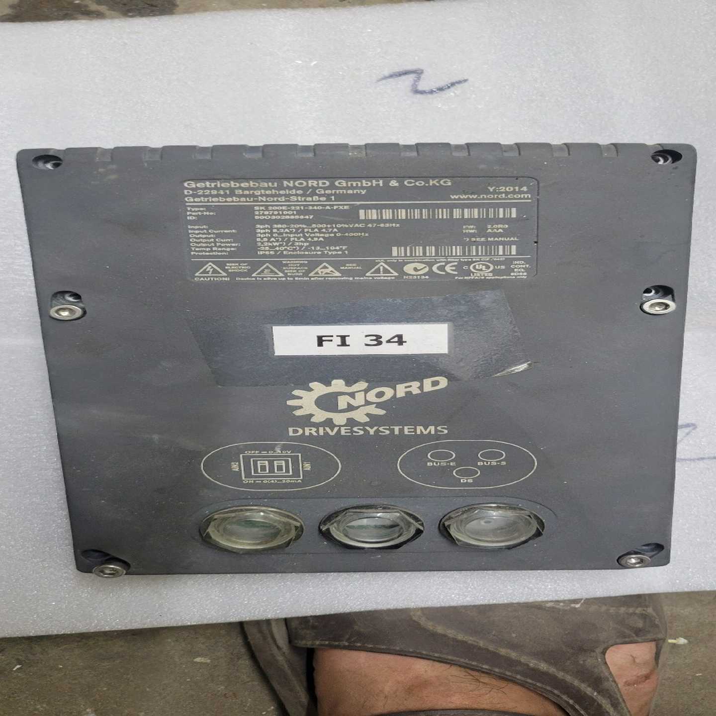 咨询-诺德NORD德国变频器SK200E-221-340-A-F