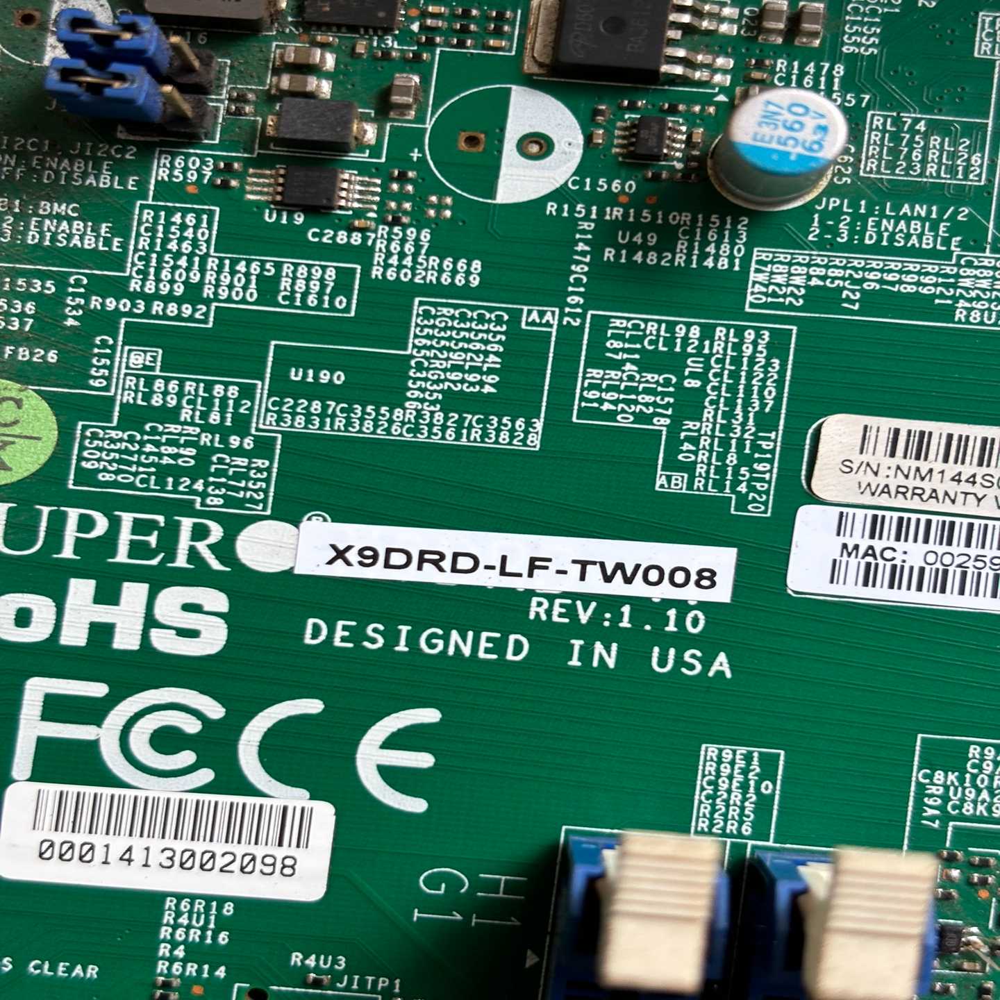 （议价）超微X9DRD-LF双路X79服务器主板