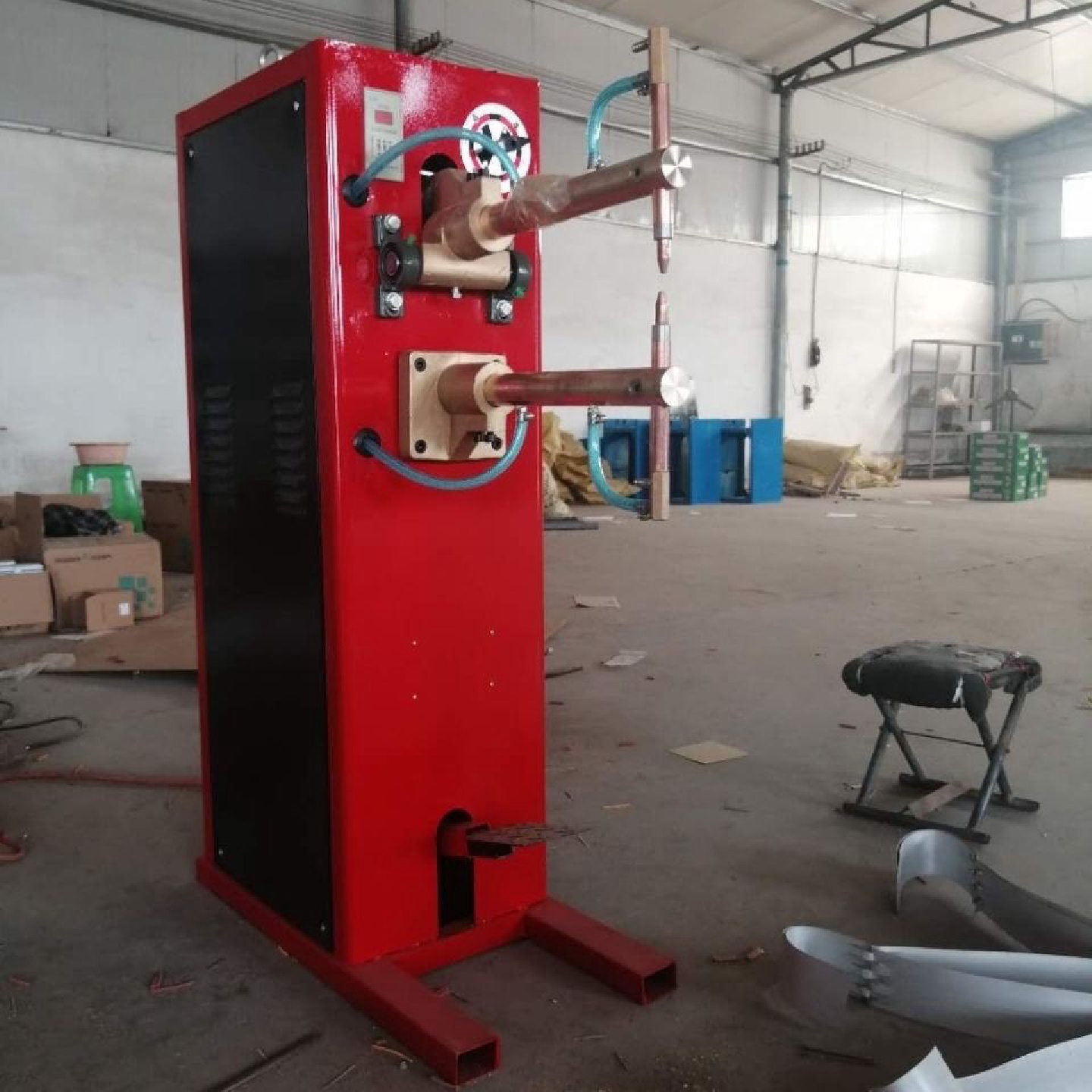 脚踏式点焊机碰焊机小型家用冷热镀锌不锈钢板对焊机DN7-40型全铜
