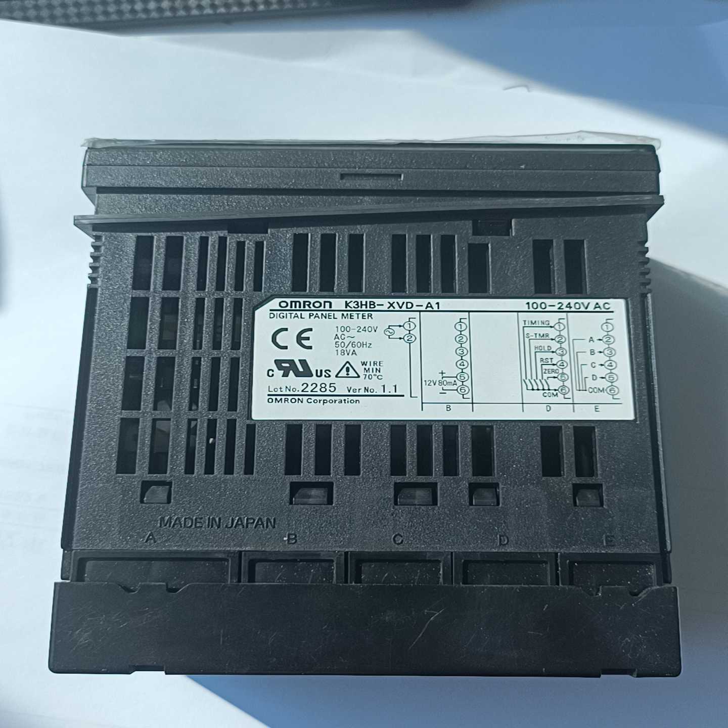 K3HB-XVD-A1计数表，温度计表，合计1台，议价~询价