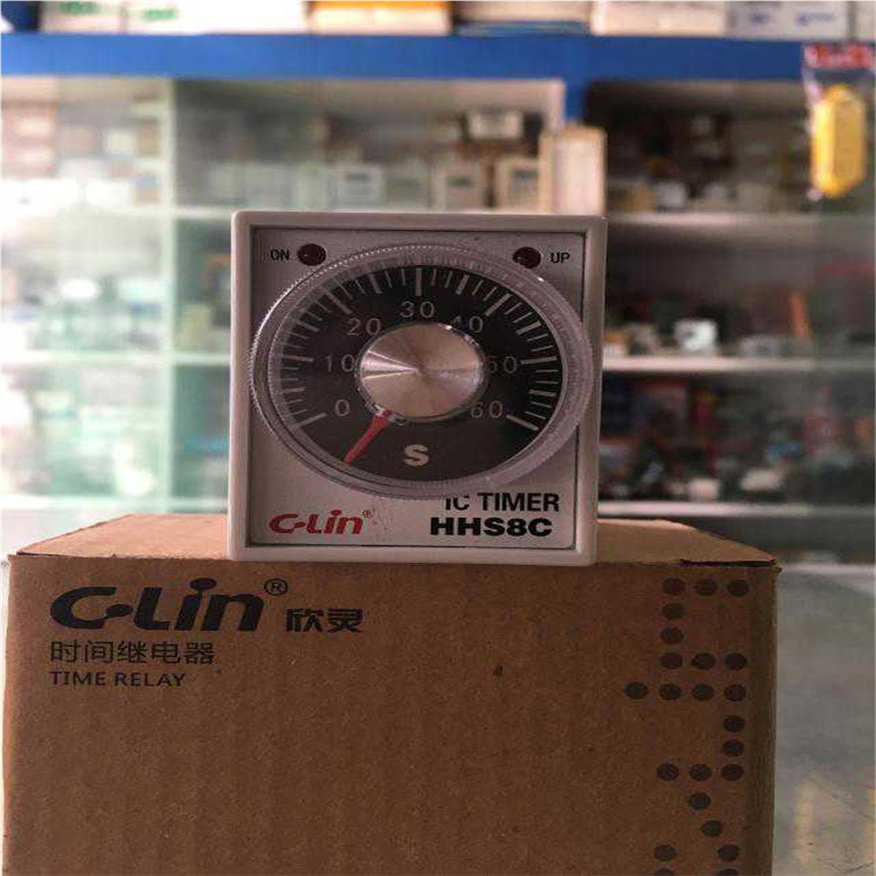 欣灵电气HHS8C(AH3-3)时间继电器通电延时开关60S秒AC220V/380V