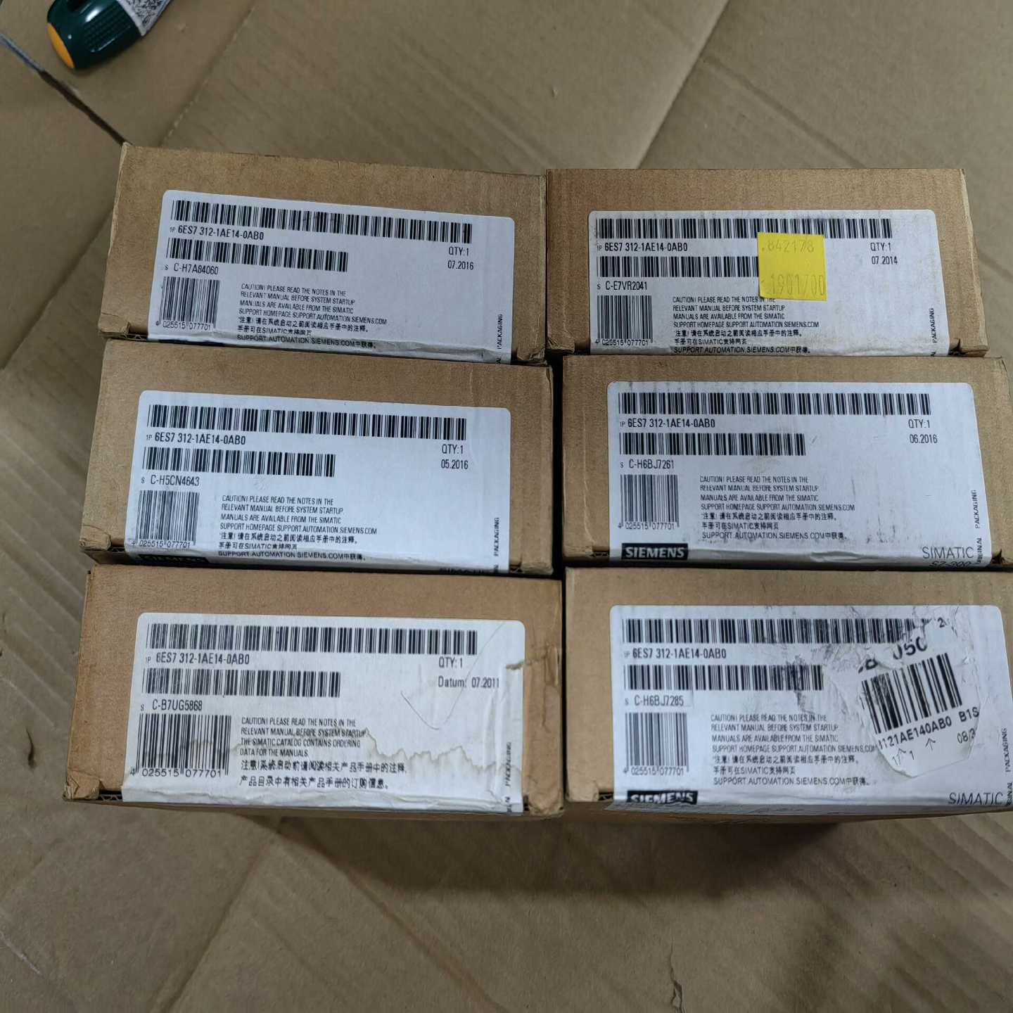 模块6ES7312-1AE14-0AB0未开封适用