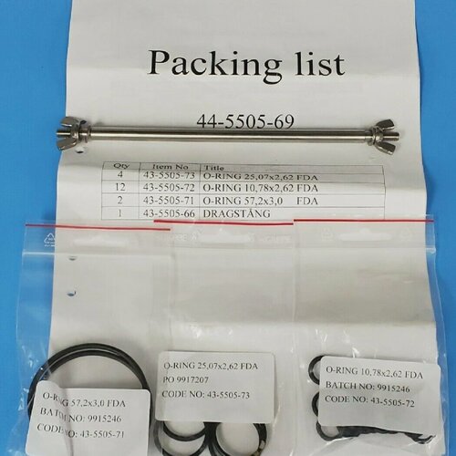 NEW GE HEALTHCARE 44550569 ORING KIT CMC EPDM 44550569 INCOM
