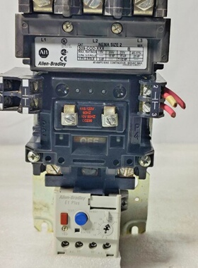 ALLENBRADLEY509CODXXX3PNEMA尺寸2接触器带592EEFC散热继电器