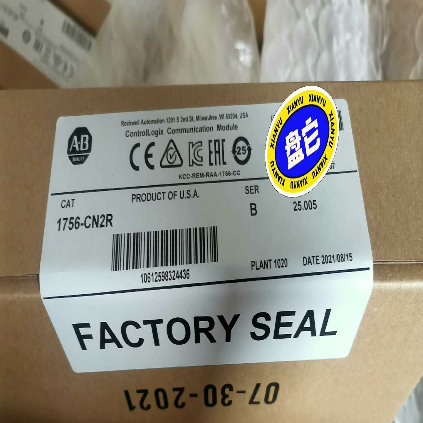 1756-CN2RB版本质保询价