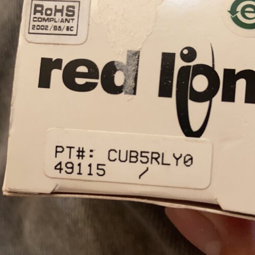 【询价】红狮配件CUB5RLY0 三百每个