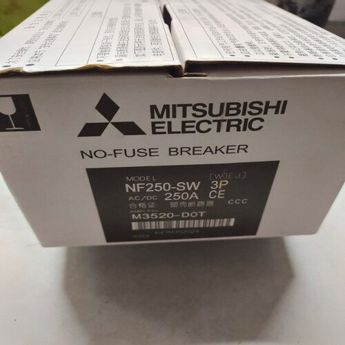 (询价)三菱塑壳断路器NF250-SW/3P250A，包装配件齐，特