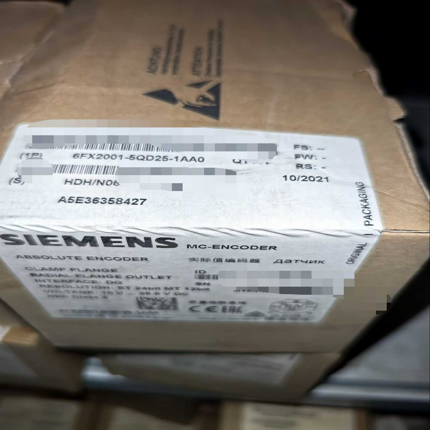 6FX2001-5QD25-1AA0实际值编码器询价