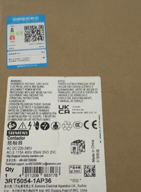 西门子接触器3RT50541AP36全新原装正品AC-议价
