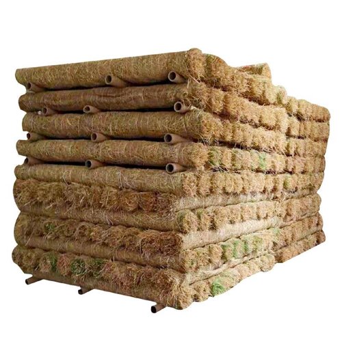 护坡椰丝毯定制植物纤维毯抗冲生物毯矿山修复河道护坡草籽椰丝毯