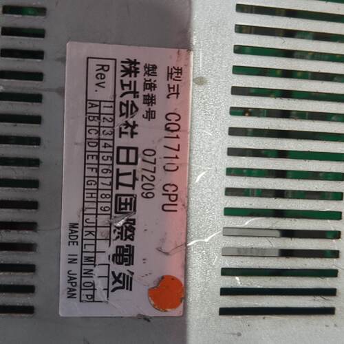 日立KOKUSAI CQ1710 CPU控制器，日本原装，拆--议价商品