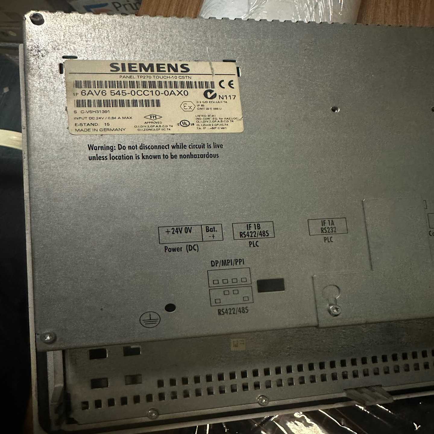 【议价】触摸屏6AV6545-0CC10-0AX0触摸屏