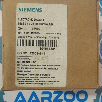 PAQUETE DE 5 Marca NUEVA Siemens 6ES71324BD020AA0 6ES7 1324B