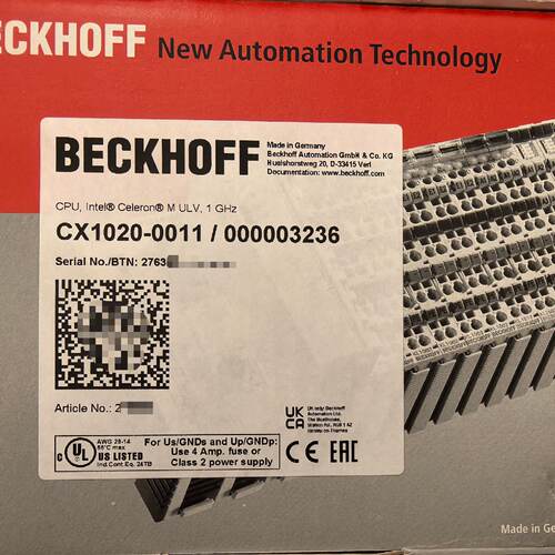 拍前询价：CX10200011N031倍福PLC正品全新原装