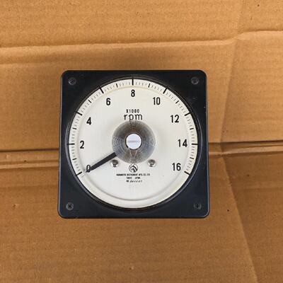 KURAMOTO INSTRUMENT RPM METER RANGE 016 B66645