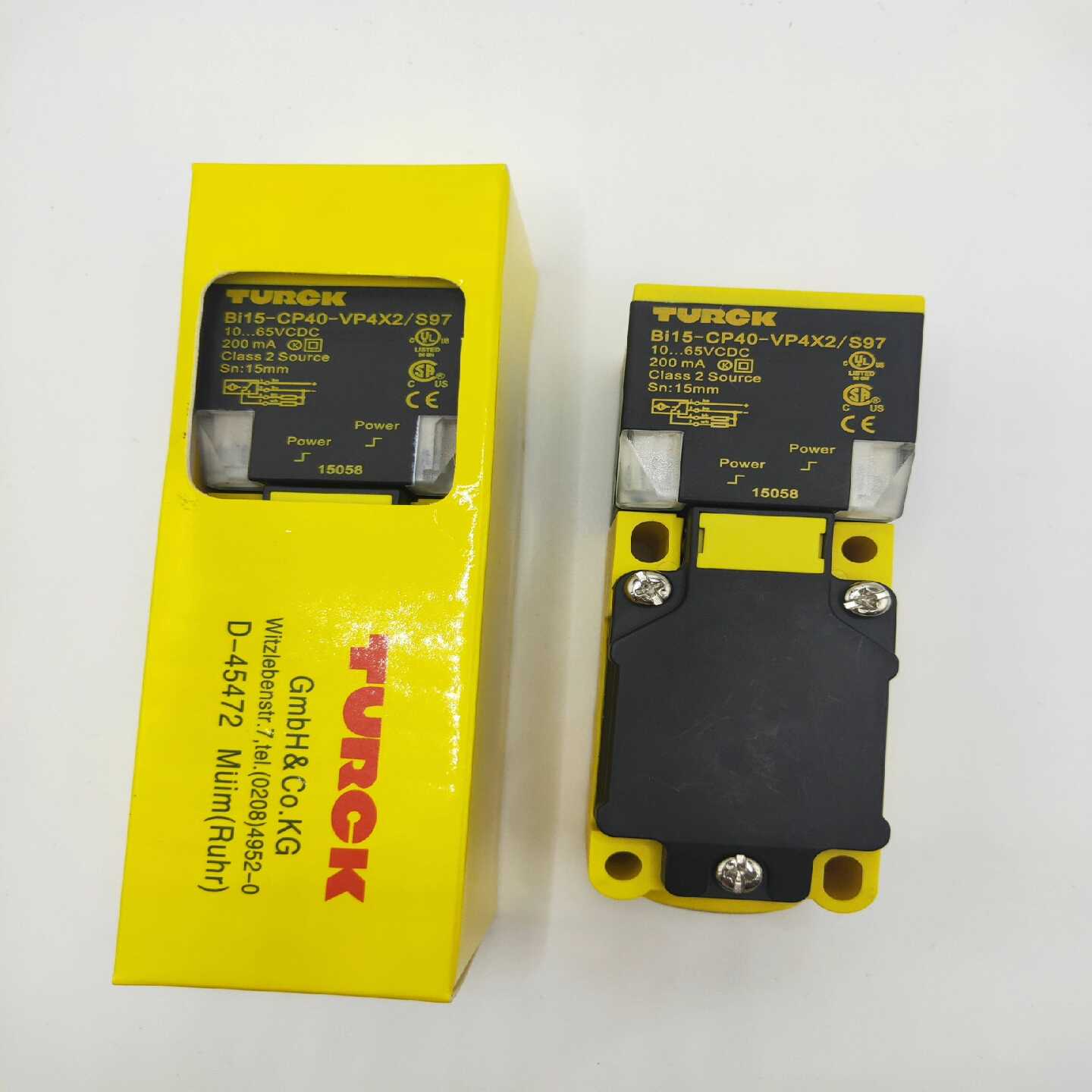 图尔克接近开关Bi15-CP40-VP4X2/S97传感询价