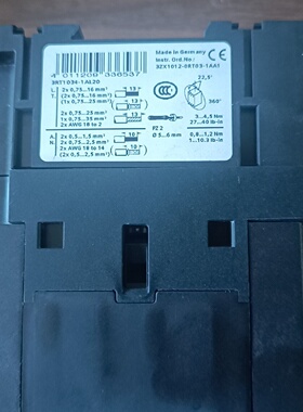 议价西门子交流接触器3RT10341AL20未使用无包