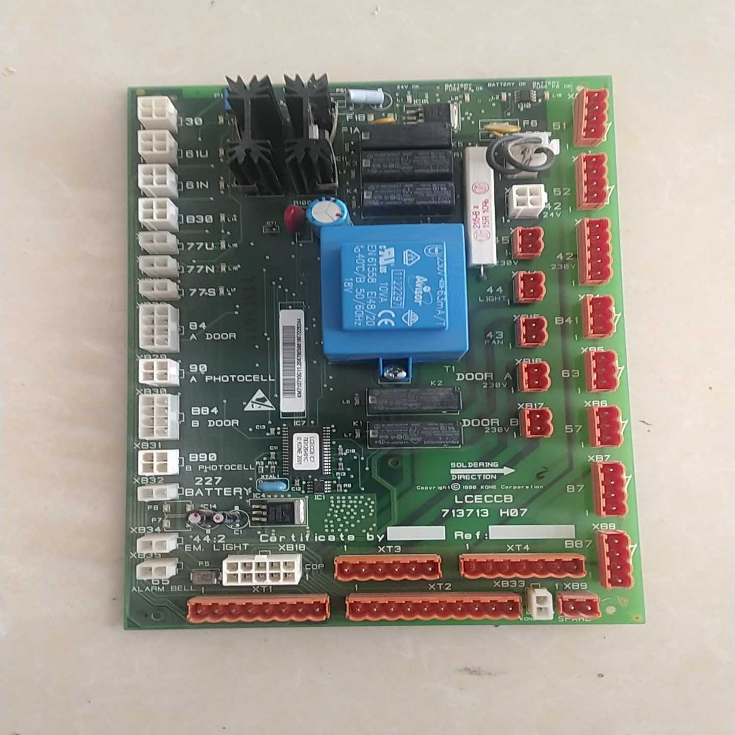 通力电梯通力轿顶CCB板KM713710G11/713713-议价