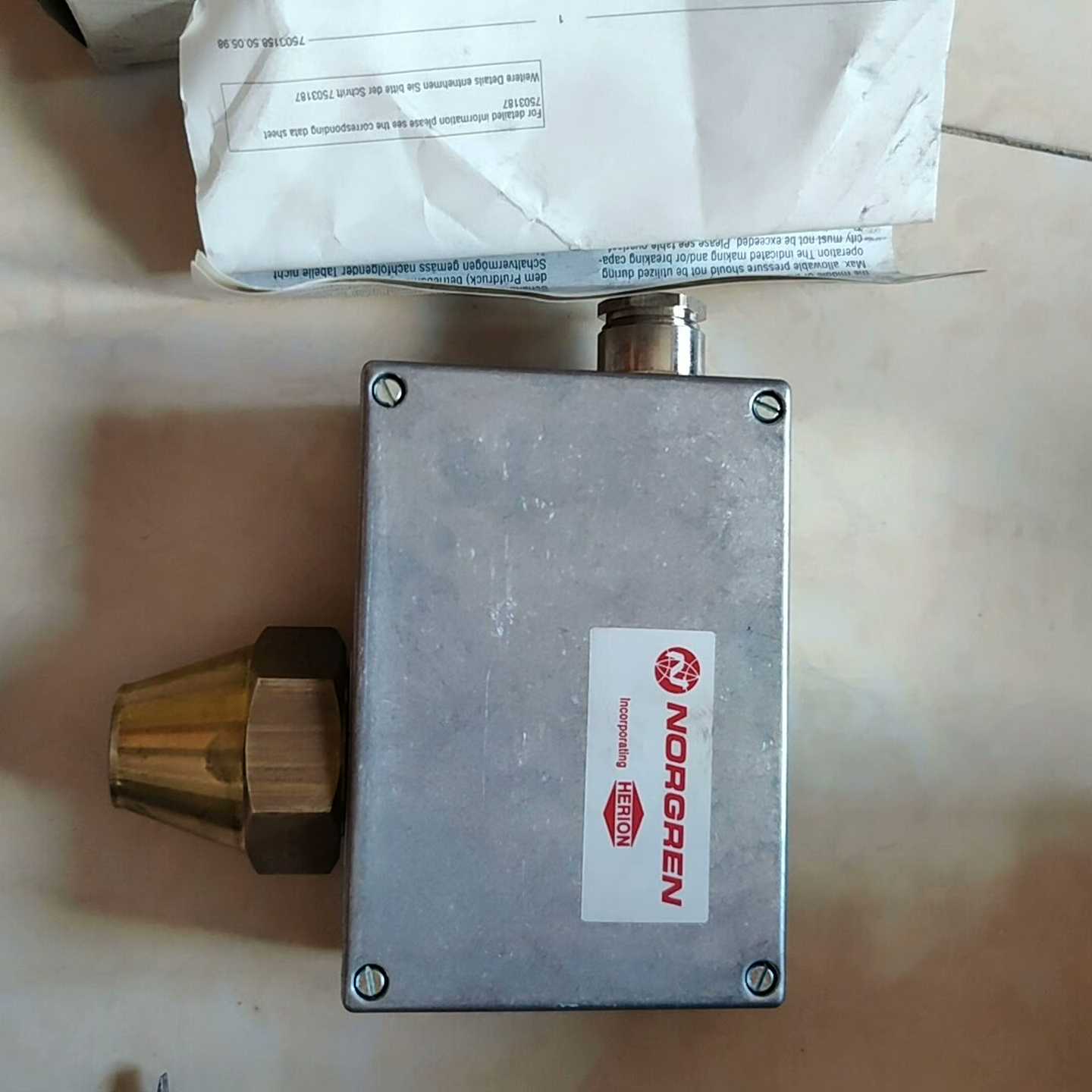 议价全新德国原装诺冠(NORGREN)压力开关181170D5现货/维修