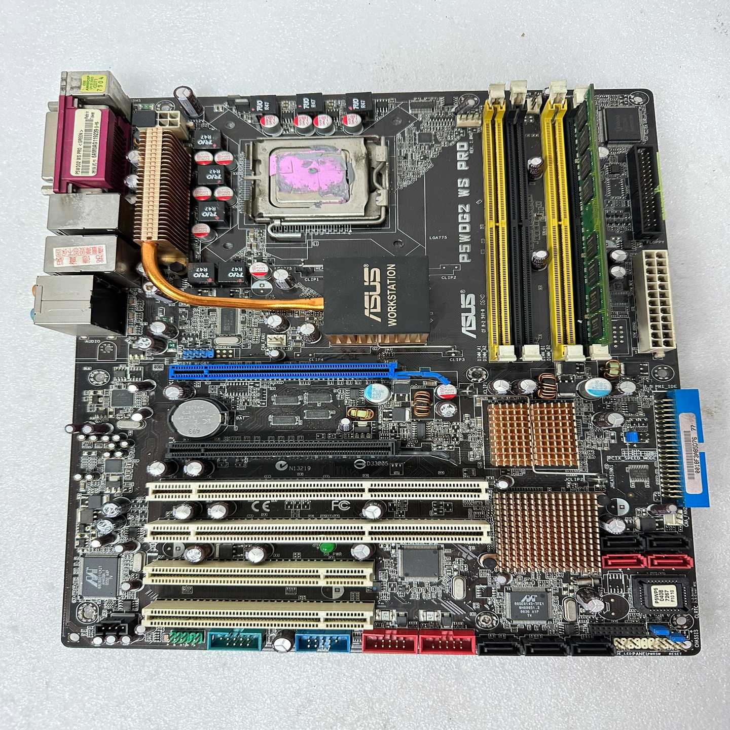 华硕 P5 WDG2 WS PRO 双网口工控主板，功能正常-询价客服