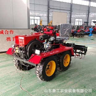 小型家用四轮旋耕机多功能柴油水冷大马力可搭配不同农具好操作