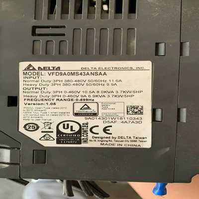 变频器台达变频器VFD9A0MS43ANSAA--议价商品
