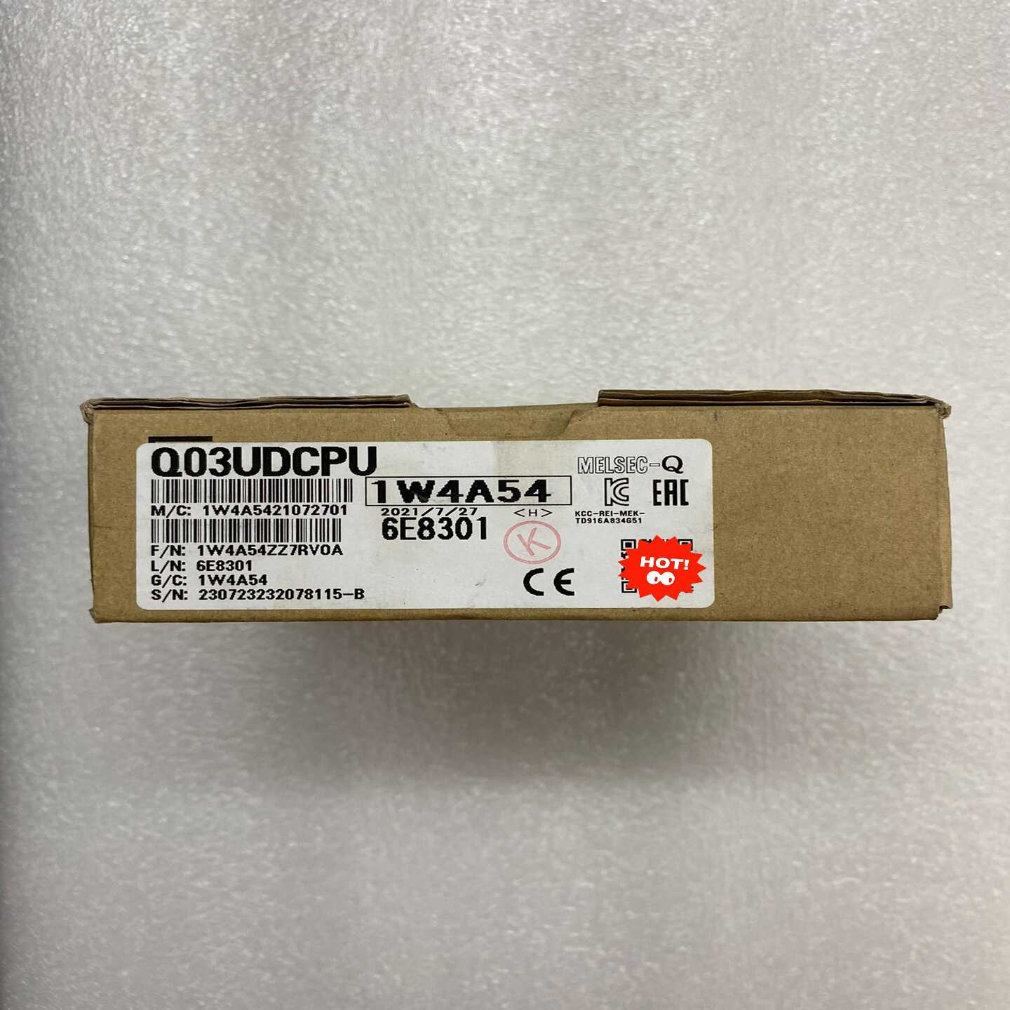 三菱可编程控制器模块，型号Q03UDCPU，包原装全新正品，--议价商