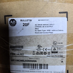询 AB20F11NC085JA0NNNNN45千瓦