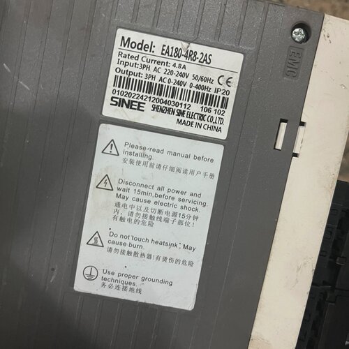 询-正弦驱动器EA1804R82AS750w货实物