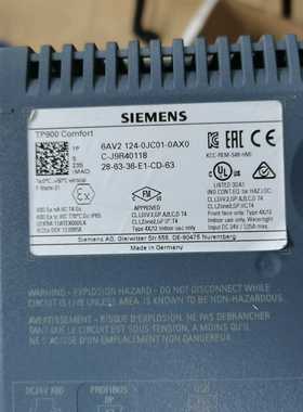 询价拍~6AV2124-0JC01-0AX0触摸屏，有，功