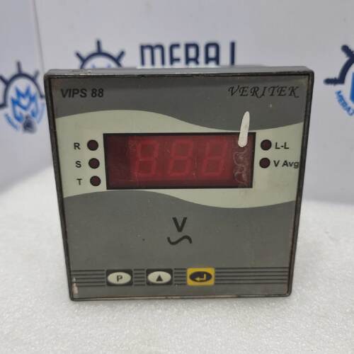 Veritek VIPS88 3 Phase Voltmeter Aux.Sup 240V AC