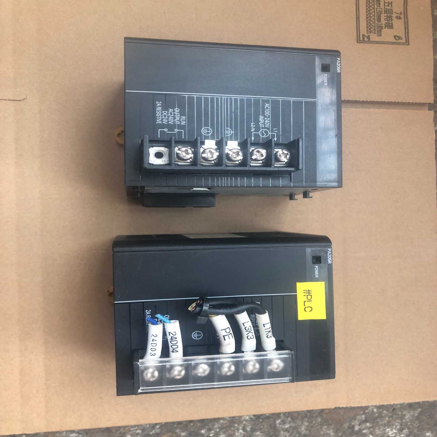 【议价】．CJ1W－PA205R、二台成色如图功能、适用