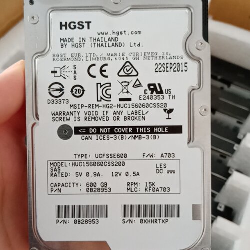 【询价】日立600G 15K 12gb