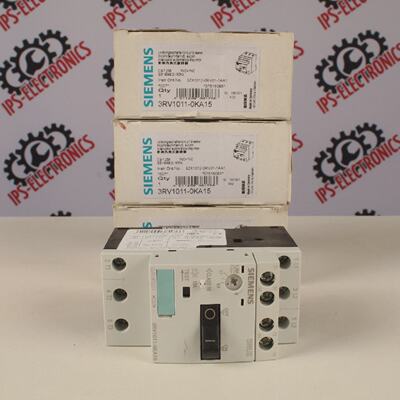 SIEMENS 3RV10110KA15 07516085 disyuntor paquete de 3x  6 mes