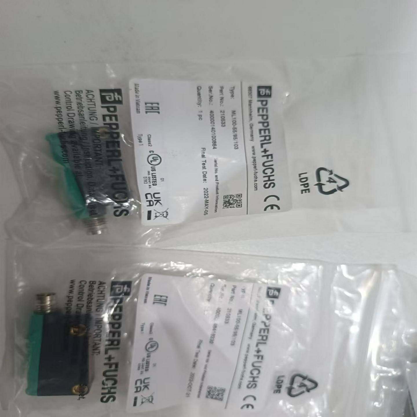 倍加福ML100-55/95/103  光电感测器 全新原厂{议价}