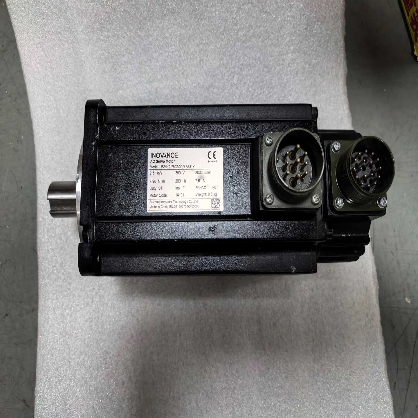 汇川伺服电机ISMH2-25C30CD-A331Y二手拆机无