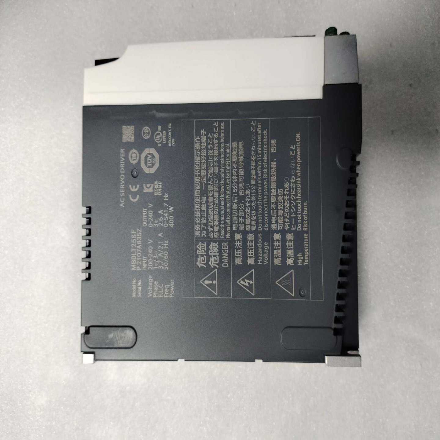 松下伺服驱动器MBDLT25SF，400W功率，200-24