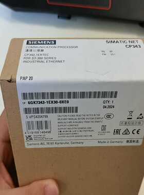 6GK7343-1EX30-0XE0未开封，的联询价