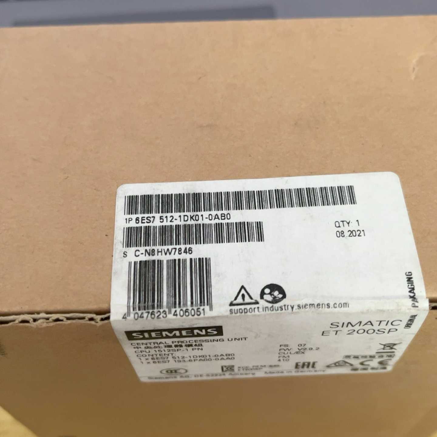 询价6ES7512-1DK01-0AB0一台