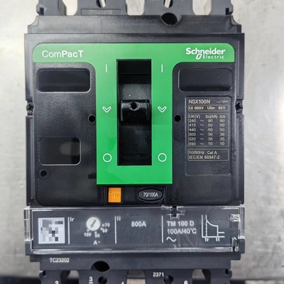 施耐德ComPacT塑壳断路器NSX100N3P100A