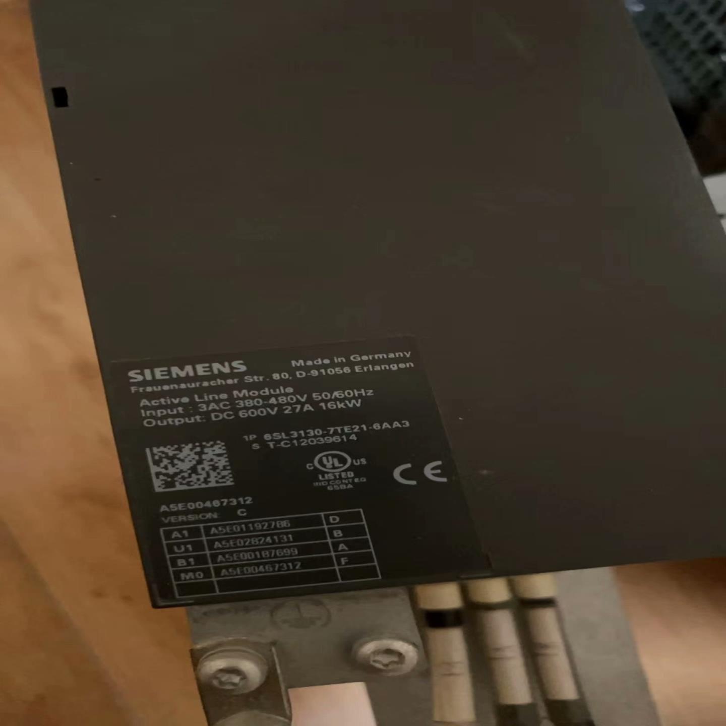 6SL3130-7TE21-6AA3 16KW电源成色新~询价