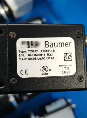 议价Baumer堡盟工业相机TXG20全局相机成色如图议价