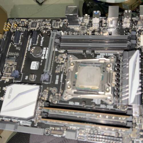 华硕X99E主板i76950X拆机套装Cpu加80-议价