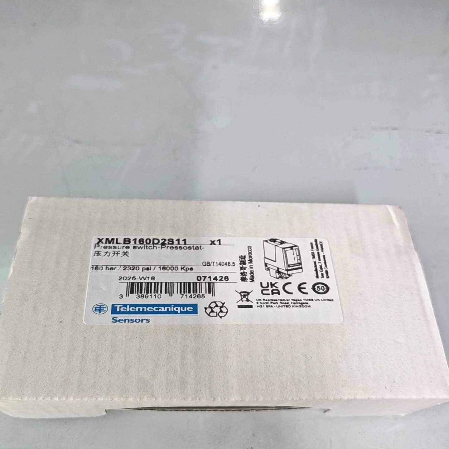 XMLB160D2S11特勒美科全新正品原装压力开关现货--议价商品