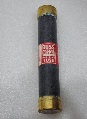 BUSSMAN NOS35 35A ONE TIME FUSE 35A600V LOT OF 8 UNIT