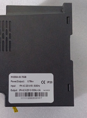 议价KH200AS0.75GB变频器750W成色如图议价