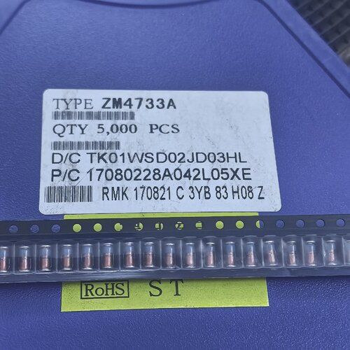 询-ZM4733ADO213AB稳压二极管5.1V1W全