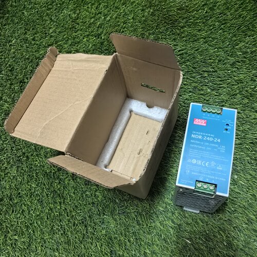 台湾明纬NDR24024开关电源导轨式240w24v电-议价