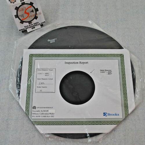019051008  BROOKS 300MM CALIBRATE WAFER OUTER DIAMETER TARGE